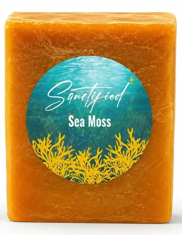 Turmeric & Honey Sea Moss Soap – Natural Handmade Soap for Glowing Skin