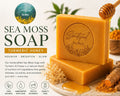 Turmeric & Honey Sea Moss Soap – Natural Handmade Soap for Glowing Skin