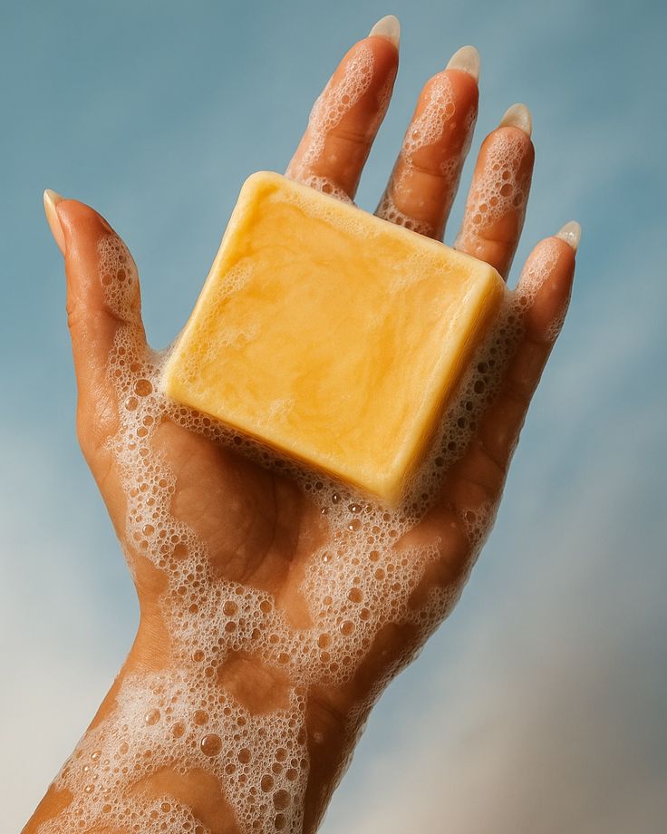 Turmeric & Honey Sea Moss Soap – Natural Handmade Soap for Glowing Skin