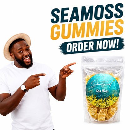 Natural Sea Moss Gummies | Sanctified | 60 Count